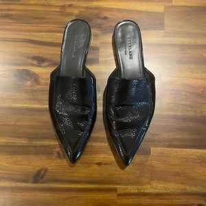 EVERLANE POINTED TOE FLAT MULES